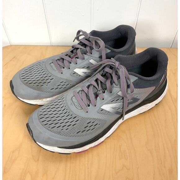 New Balance Running 840 V4 Gray and Pink Women's Running Shoes Size 10.5 - Picture 1 of 8